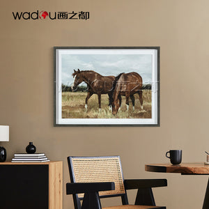 Animal Horse Wall Decor---Frame Art