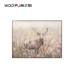 Deer Animal Painting---Printed Canvas