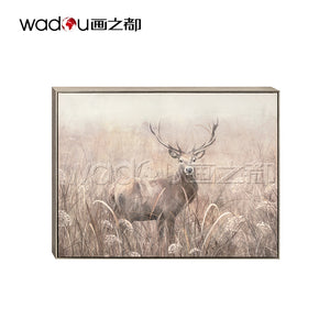 Deer Animal Painting---Printed Canvas