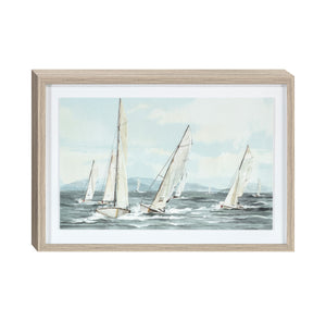 Framed Art - Drawing paper printed & 50% Tinted gel mounted KT board & White paper mounted MDF